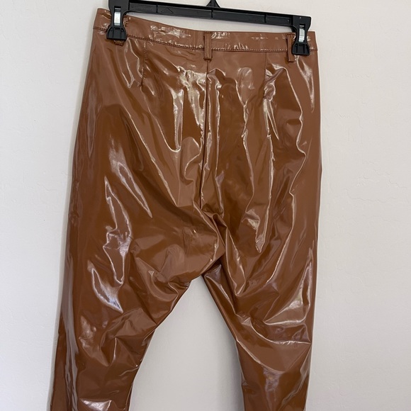 IVY PARK X ADIDAS Brown Latex Pants Size Small NWT - Picture 6 of 9